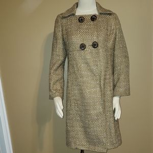 NWT Tan & Gold Woven Coat by Mossimo